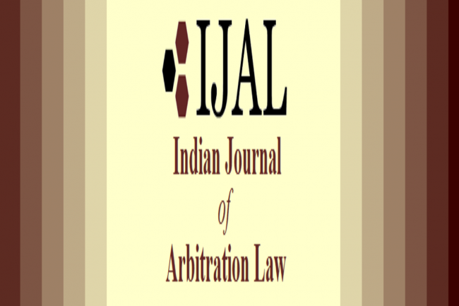 Call for Papers | Indian Journal of Arbitration Law (IJAL) | SCC Times
