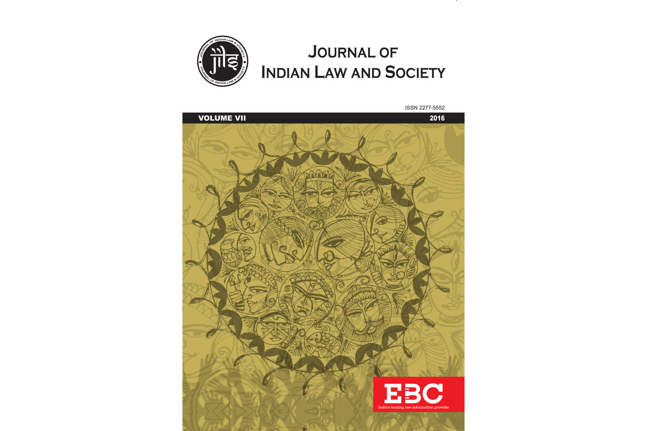 New Issue of Journal of Indian Law and Society (JILS) -- Volume 7 ...