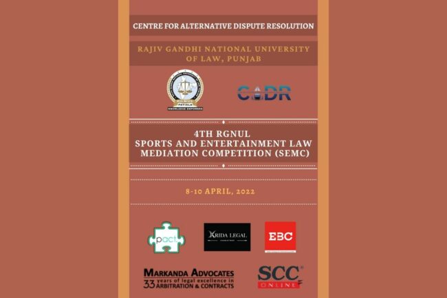 CADR-RGNUL 4th Edition of Sports and Entertainment Law Mediation ...