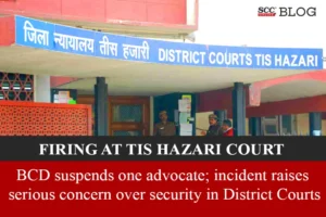 firing at tis hazari court