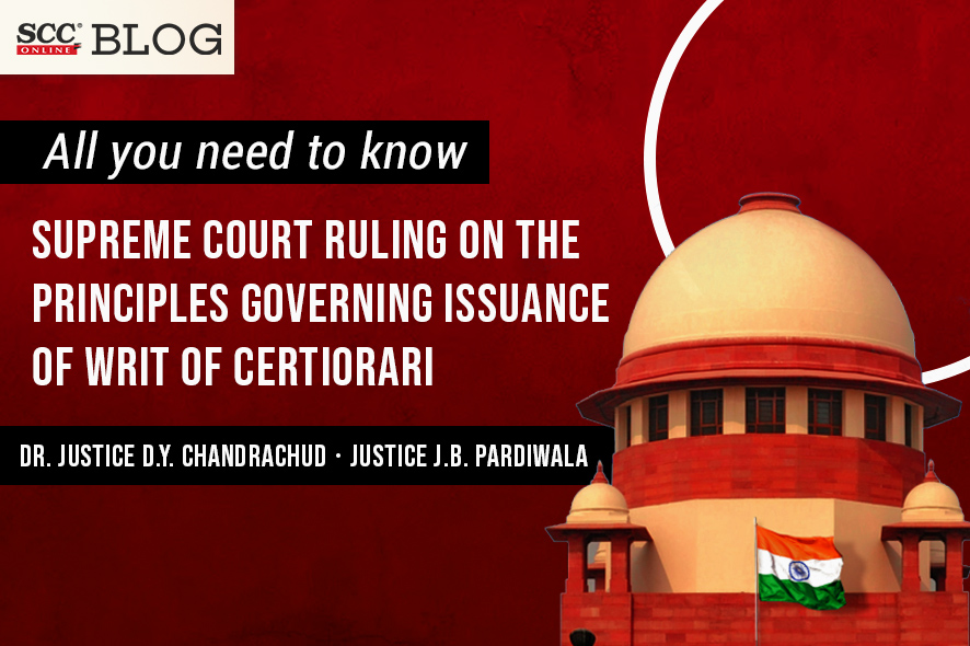 supreme court of a certiorari