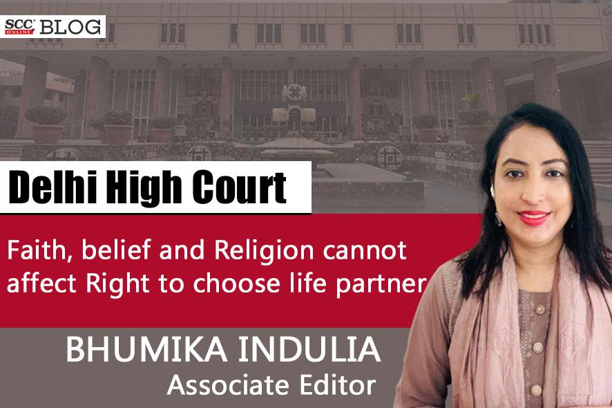 Right to choose life partner