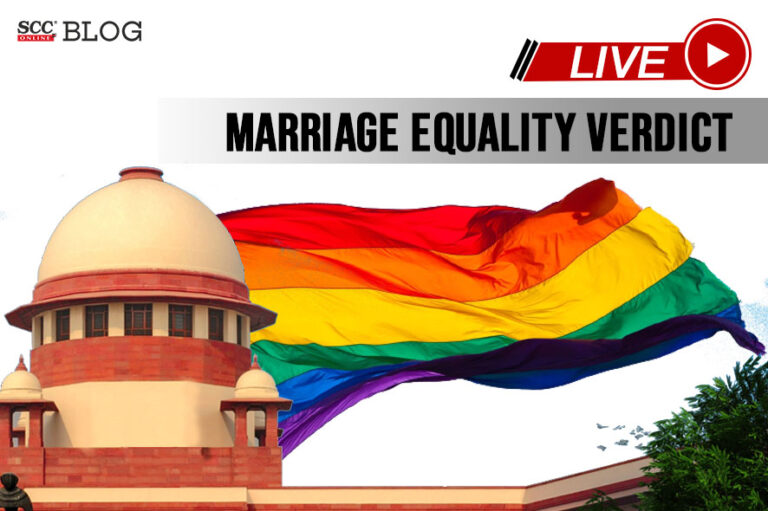 Live | Same-Sex Marriage: Supreme Court Marriage Equality Verdict | SCC ...