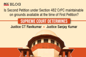 Second Petition under Section 482 CrPC