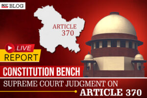 Supreme Court Judgment on Article 370