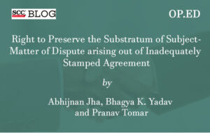 Inadequately Stamped Agreement