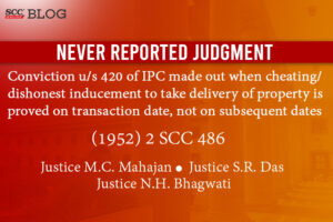 Section 420 IPC cheating
