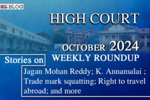 High Court weekly Roundup