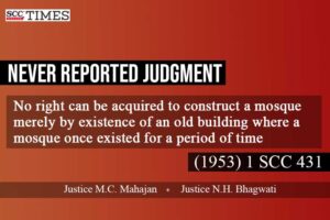 right to reconstruct on land where a mosque once existed