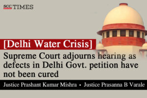 Delhi Water Crisis