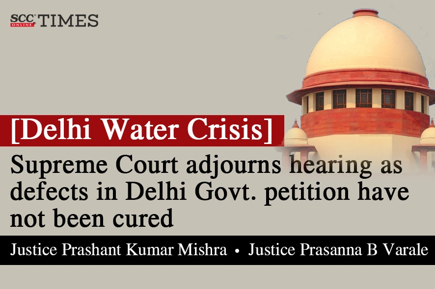 Delhi Water Crisis