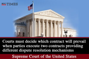 two contracts different modes of dispute resolution