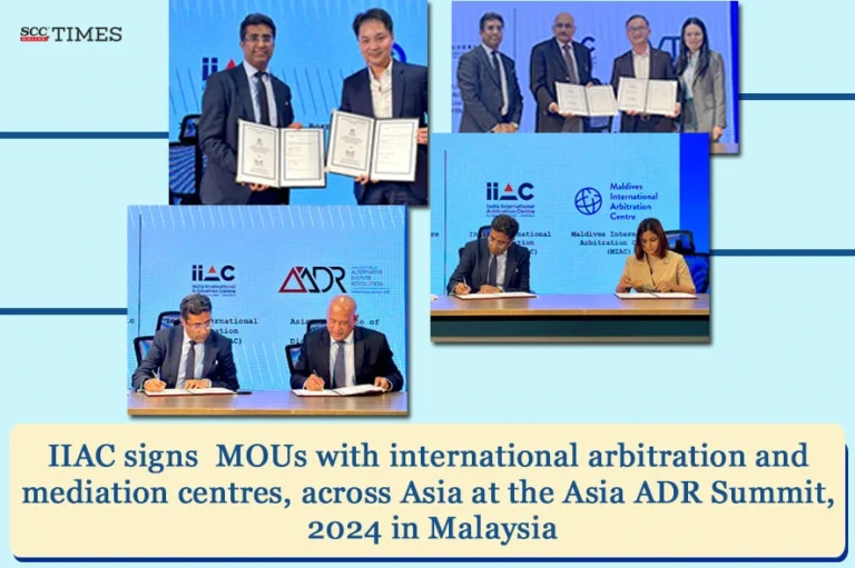 IIAC signs MOUs with international arbitration and mediation centres, across Asia at the Asia ADR Summit, 2024 in Malaysia