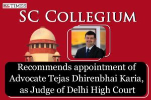 Advocate Tejas Dhirenbhai Karia Delhi Judge arbitration