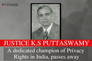 Justice KS Puttaswamy passes away