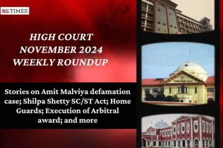 High Court Weekly Roundup