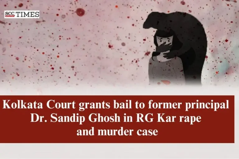 Kolkata Court grants bail to former principal Dr. Sandip Ghosh in RG Kar rape and murder case