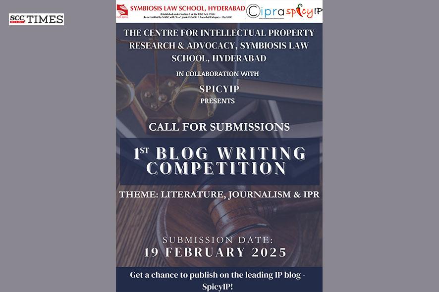 Call for Submission | SLS, Hyderabad | 1st Blog Writing Competition ...