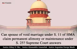 Maintenance in void marriage