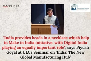 Piyush Goyal at UIA Seminar
