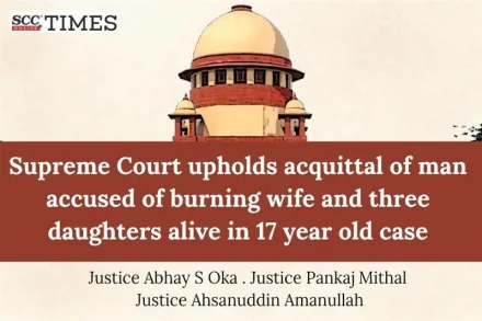 Acquittal of man accused of burning family alive
