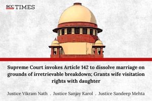 Article 142 marriage dissolution