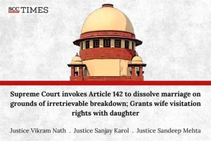 Article 142 marriage dissolution