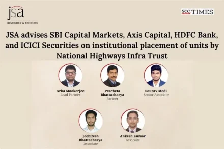 JSA advises SBI Capital Markets