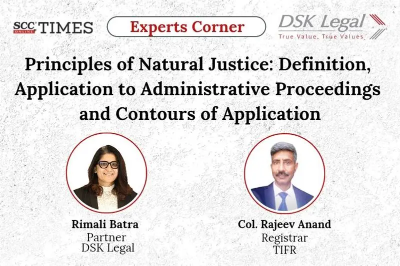 Principles of Natural Justice