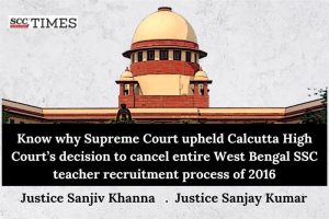 West Bengal SSC teacher recruitment scam