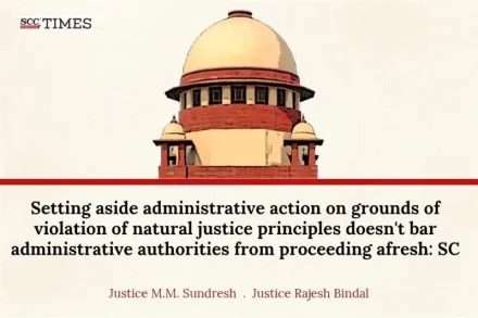 administrative action violation of natural justice