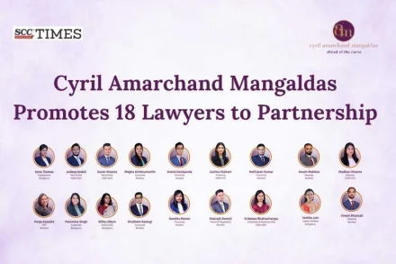 Cyril Amarchand Mangaldas partnership promotion