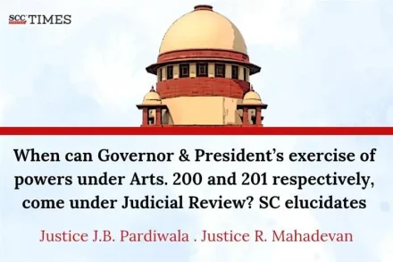 governor president power judicial review