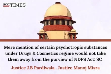 psychotropic substances NDPS Act