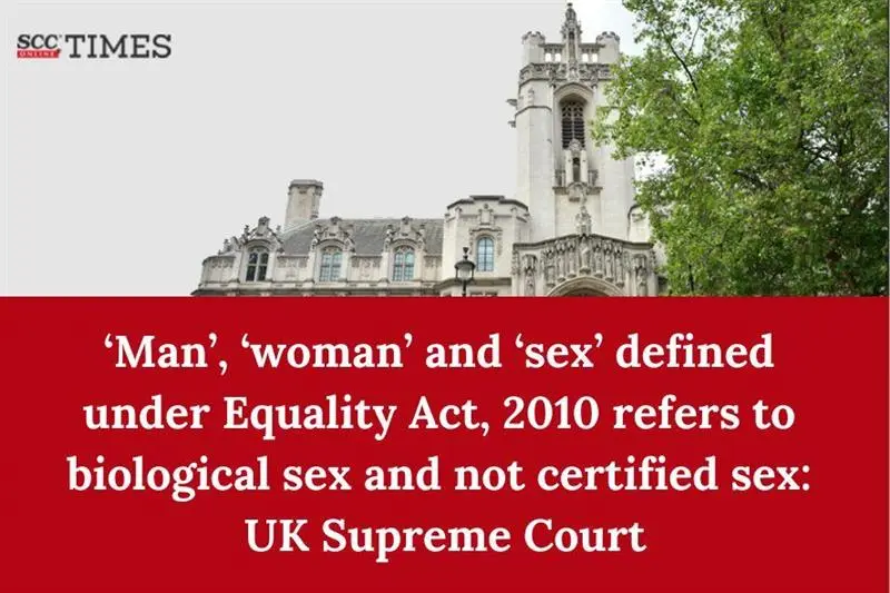 woman biological sex equality act UKSC