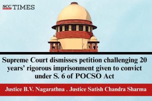 20-year rigorous imprisonment under POCSO