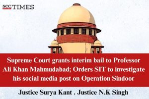 Ali Khan Mahmudabad interim bail