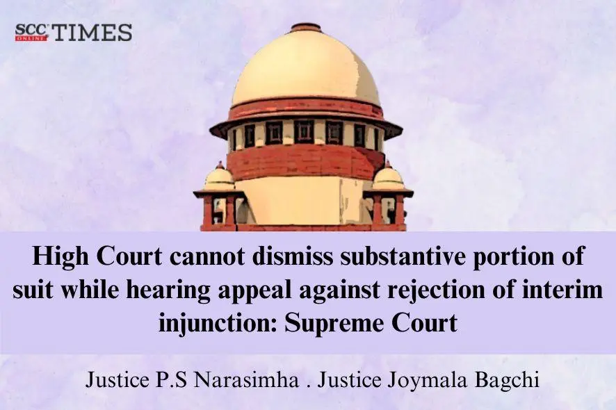 Dismissal of suit