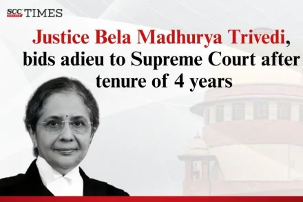 Justice Bela M. Trivedi retirement