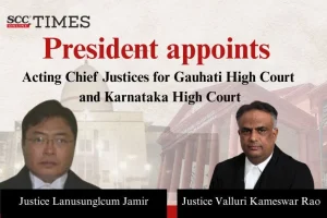 Justice Lanusunglcum Jamir Justice Valluri Kameswar Rao