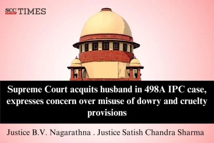 Misuse of Section 498A IPC