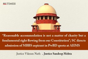Reasonable accommodation fundamental right