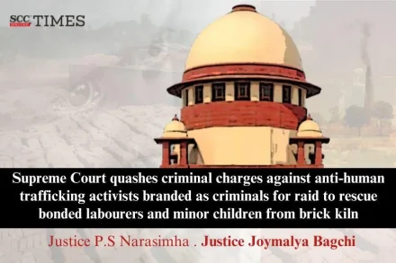 Rescue raid of bonded labourers