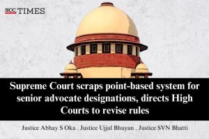 Senior Advocate guidelines