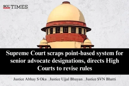 Senior Advocate guidelines