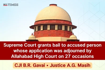 bail application adjourned 27 occasions