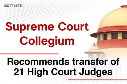 21 high court judges transfer