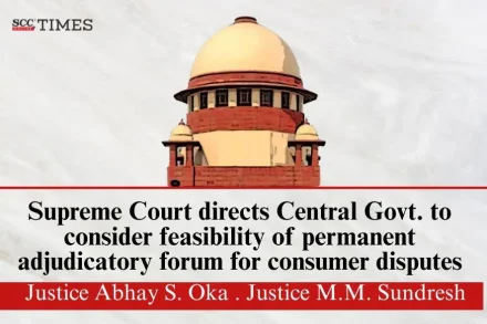 permanent adjudicatory forum consumer disputes