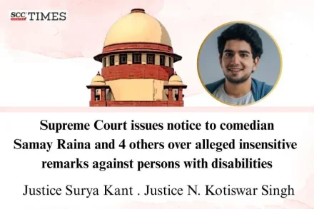 Samay Raina Supreme Court notice