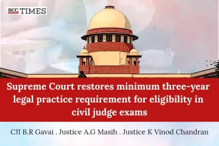 three-year legal practice requirement